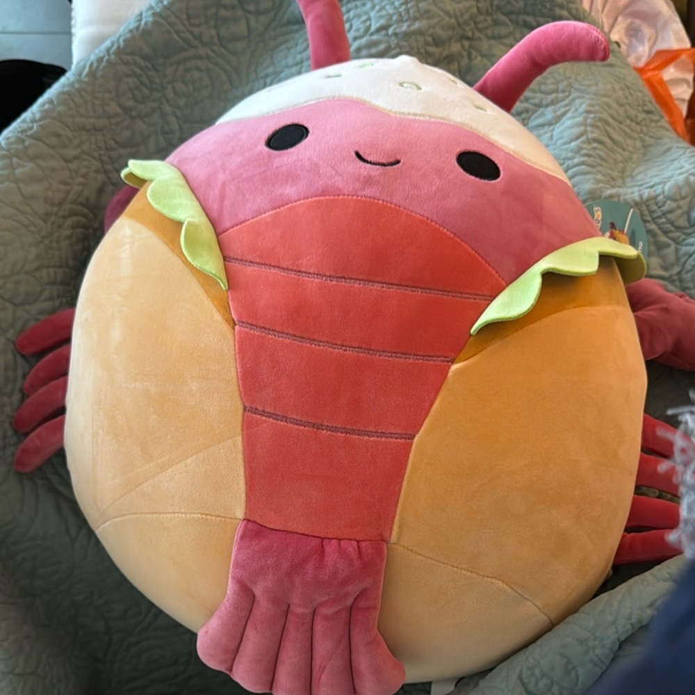 Squishmallows Pink and Yellow Plush